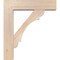 Ekena Millwork Olympic Block Smooth Bracket w/ Offset Brace, Douglas Fir, 7 1/2"W x 30"D x 34"H BKT0806X30X34OLY05SDF - alternate 3